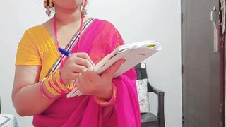 Indian Teacher Fucked Hard With Two Big Cocks In Her Pussy