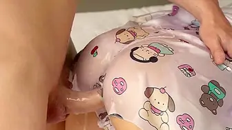 Beautiful Petite Teen Fucked Hard And Face Painted With Cum