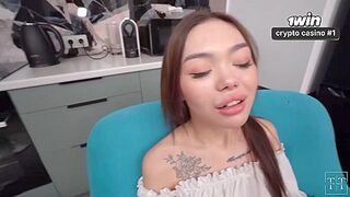 Asian hottie joins raunchy orgy jamboree - hard, fast fuck!