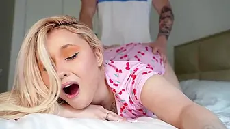 Gorgeous Big Tits Blonde Stepsister Pounded By Stepbro