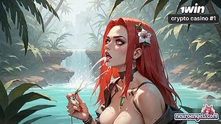 Wet fuck-a-thon in a jungle with cyborgs and fucky-fucky - hardcore XXX porn!