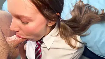 Busty Stepsister Pays For Homework With Fucking