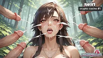 Sexy Naked Nymph Fucked in Dirty Hardcore Amidst Blushing Blossoms - hottest xxx!