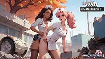 Hardcore sluts, autumn coupling, bare fucking, fucky-fucky on streets, dirty biotch orgy!
