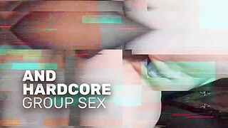 Riley Roses Red Hot First Gangbang With Blowjobs & Spitroast