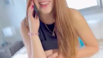 Beautiful Busty Stepsister Fucked While On Phone
