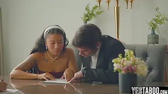Gizelle Blanco, Ameena Green And Codey Steele - Huge Tits Bride Humped In Public