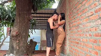 I Caught My Colombian Neighbor Up Stealing The Mangoes From My Tree And We Ended Up Fucking In The Yard! - Space Productions