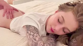 Skinny Blonde Teen Massaged By Best Friend’s Boyfriend
