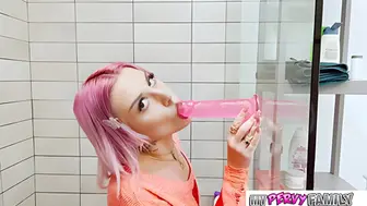 Purple-haired Tattooed Stepdaughter Seeks Conservative Stepdads Cock