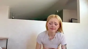 I Made My Little Stepsister Cum. I Punished Her Tight Hole