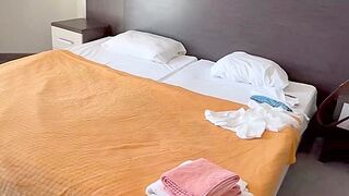 Big Natural Tits Stepmother Shares Hotel Bed
