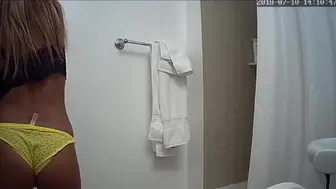 Landlord's hidden cam (fake) captures of girls in the shower of his B&B (part 3)