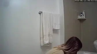 Landlord's hidden cam (fake) captures of girls in the shower of his B&B (part 1)