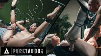 PURE TABOO Submissives Vanessa Sky Dee Williams Are FREE USE Dominated - SIMULATION
