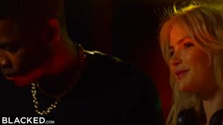 BLACKED BBC-hungry Blonde fucks DJ at her house party