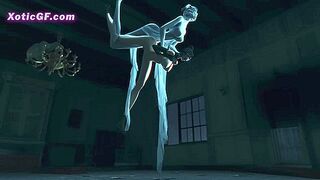 The Mysterious Silver Ladyboy of the Abandoned House (Animation) Exclsuive