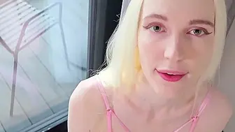 Sexy Hot Busty Blonde Stepsister Tight Pink Pussy Creampied