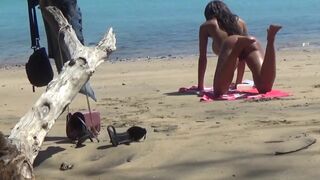 awesome camsoda model caught naked on a public beach, cute teen 18+
