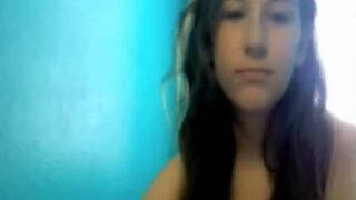 Omegle - sexy teen 18+ with waxed pussy