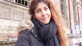 Brown Latina Talk To Fuck At Street Casting