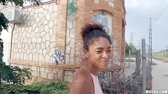Weekend Fuckaway - Mike Angelo Fucks Young Perky Tits Ebony Teen 18+ Outdoors On The Beach
