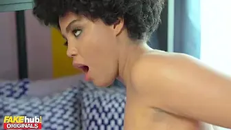 Ebony Foreign Exchange Student 18+ With Big Ass In Trouble With Her Teacher