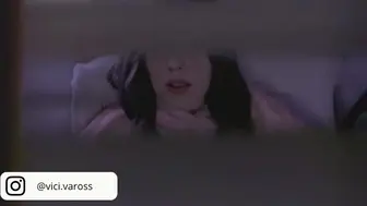 Hot, cute neighbor caught masturbating at the window