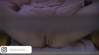 Hot, cute neighbor caught masturbating at the window
