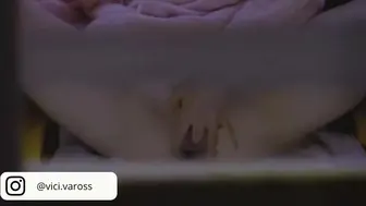 Hot, cute neighbor caught masturbating at the window