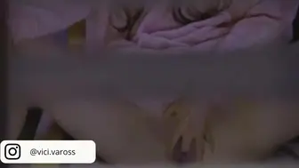 Hot, cute neighbor caught masturbating at the window
