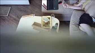 Masturbation caught from very hidden cam