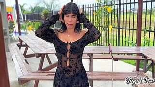 Big-assed Stepsister-in-law Sayafit Invites Her Stepsisters Boyfriend To Secretly Record Porn Videos
