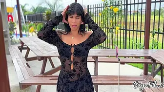 Big-assed Stepsister-in-law Sayafit Invites Her Stepsisters Boyfriend To Secretly Record Porn Videos