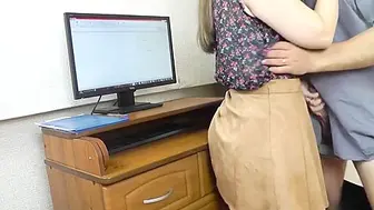 Busty Wife Cheats On Hubby With Boss