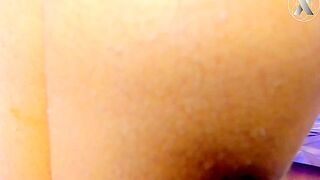 Me With Crystal While Sucking My Nipples