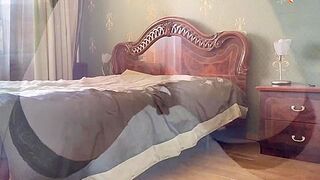 Redhead Had Sex Muscle Neighbor While Husband On A Business Trip