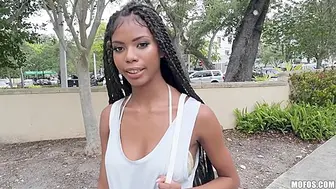 Slutty Survey Starring Ebony Teen 18+ Nia Nacci In Reality Pov Hardcore
