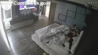 IPCAM - Big ass woman fucked in missionary in the morning