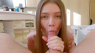 Hot Brunette Teen Beauty Fucked In The Kitchen