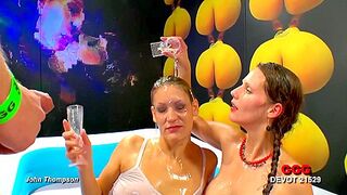 Cum And Piss Swallowing Hotties In German Gangbang Goo Girl John Thompson