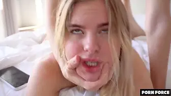 Cant Stop Cumming During Her First Proper Rough Fuck